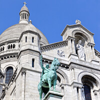 Buy canvas prints of Sacre Coeur in Paris by Chris Dorney