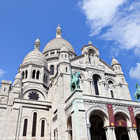 Buy canvas prints of Sacre Coeur in Paris by Chris Dorney