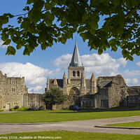 Buy canvas prints of Rochester Cathedral in Kent, UK by Chris Dorney