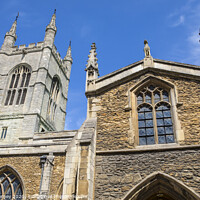 Buy canvas prints of St. John the Baptist Church in Peterborough by Chris Dorney