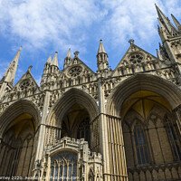 Buy canvas prints of Peterborough Cathedral in the UK by Chris Dorney