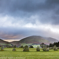 Buy canvas prints of Castlerigg Stone Circle in the Lake District by Chris Dorney