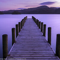 Buy canvas prints of Jetty on Coniston Water by Chris Dorney