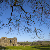 Buy canvas prints of Kendal Castle in Cumbria by Chris Dorney