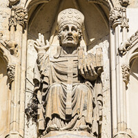 Buy canvas prints of Depiction of the Archbishop of York on York Minster by Chris Dorney