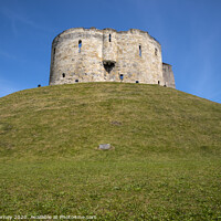 Buy canvas prints of Cliffords Tower in York by Chris Dorney