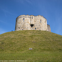 Buy canvas prints of Cliffords Tower in York by Chris Dorney