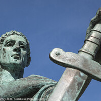 Buy canvas prints of Constantine the Great Statue in York by Chris Dorney