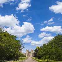 Buy canvas prints of View of Windsor Castle by Chris Dorney