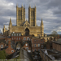 Buy canvas prints of Lincoln Cathedral by Chris Dorney