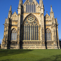 Buy canvas prints of Lincoln Cathedral in the UK by Chris Dorney