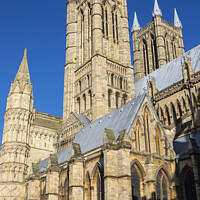 Buy canvas prints of Lincoln Cathedral in Lincoln UK by Chris Dorney