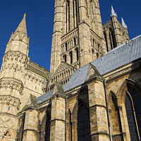 Buy canvas prints of Lincoln Cathedral in Lincoln UK by Chris Dorney