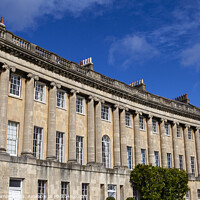 Buy canvas prints of Royal Crescent in Bath by Chris Dorney