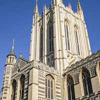 Buy canvas prints of St Edmundsbury Cathedral in Bury St Edmunds by Chris Dorney