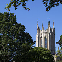 Buy canvas prints of St. Edmundsbury Cathedral in Bury St. Edmunds by Chris Dorney