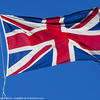 Buy canvas prints of Union Flag Flying by Chris Dorney