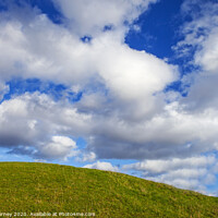 Buy canvas prints of Hilltop and Clouds by Chris Dorney