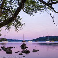 Buy canvas prints of Lake Windermere at Dusk by Chris Dorney
