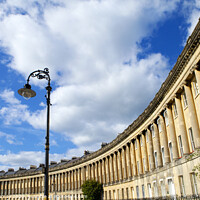 Buy canvas prints of Royal Cresent in Bath by Chris Dorney