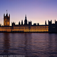 Buy canvas prints of Houses of Parliament at Sunset by Chris Dorney