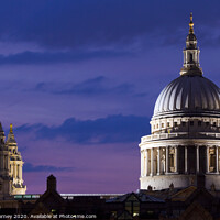Buy canvas prints of St. Paul's Cathedral at Dusk by Chris Dorney