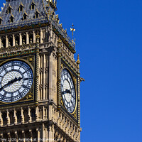 Buy canvas prints of The Clock-Face of Big Ben in London by Chris Dorney