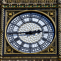 Buy canvas prints of Big Ben Clock Face Detail in London by Chris Dorney