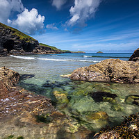 Buy canvas prints of Clear waters in Cornwall by Lindsay Philp