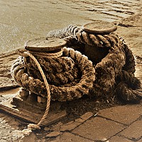 Buy canvas prints of ROPES AND TIES by Jennifer Williams