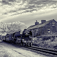 Buy canvas prints of FLYING SCOTSMAN by Stefan Pankow