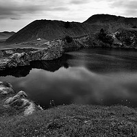 Buy canvas prints of the lake of stones by Paul Boazu