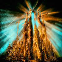Buy canvas prints of Sagrada Família by Paul Boazu