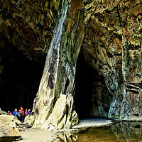 Buy canvas prints of Cathedral Cave, Little Langdale by Linda Lyon
