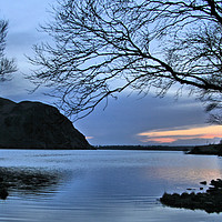Buy canvas prints of View to  Anglers Crag, Ennerdale Water by Linda Lyon