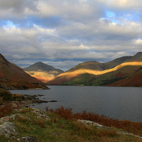 Buy canvas prints of Last light Wastwater by Linda Lyon