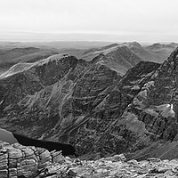 Buy canvas prints of An Teallach Panoramic  by Alexander Jeffrey