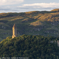 Buy canvas prints of The Wallace Monument from Stirling Castle by Alexander Jeffrey