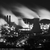 Buy canvas prints of Industry by Night by Alexander Jeffrey