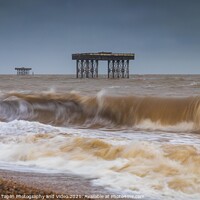 Buy canvas prints of Sizewell A cooling towers rise from the North Sea by Graeme Taplin Landscape Photography