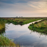 Buy canvas prints of Sunrise over the Halvergate marshes by Graeme Taplin Landscape Photography