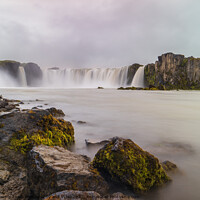 Buy canvas prints of Godafoss Waterfall Iceland by Graeme Taplin Landscape Photography