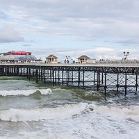 Buy canvas prints of Cromer Pier surf's up! by Graeme Taplin Landscape Photography