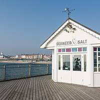 Buy canvas prints of Seaweed & Salt cafe Southwold Pier, Suffolk by Graeme Taplin Landscape Photography