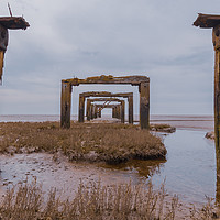 Buy canvas prints of Snettisham pier, north Norfolk by Graeme Taplin Landscape Photography