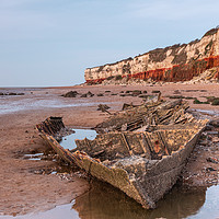 Buy canvas prints of Shipwreck at Old Hunstanton beach, Norfolk by Graeme Taplin Landscape Photography
