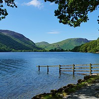 Buy canvas prints of A Calm Day on Buttermere                          by John Iddles