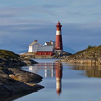 Buy canvas prints of Tranøy Fyr (Tranøy Lighthouse)                     by John Iddles
