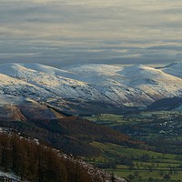 Buy canvas prints of Great Dodd to Helvellyn by John Iddles