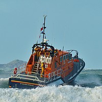 Buy canvas prints of St Davids Lifeboat by John Iddles